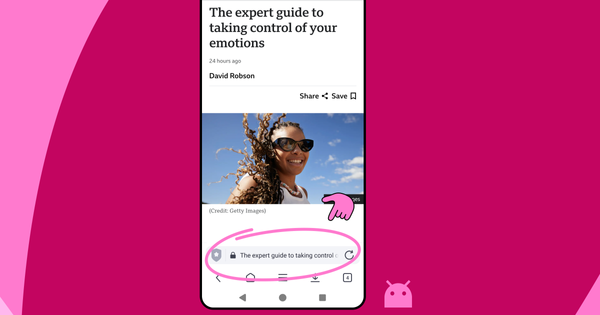 Choose a position of the address bar in Aloha Browser for Android